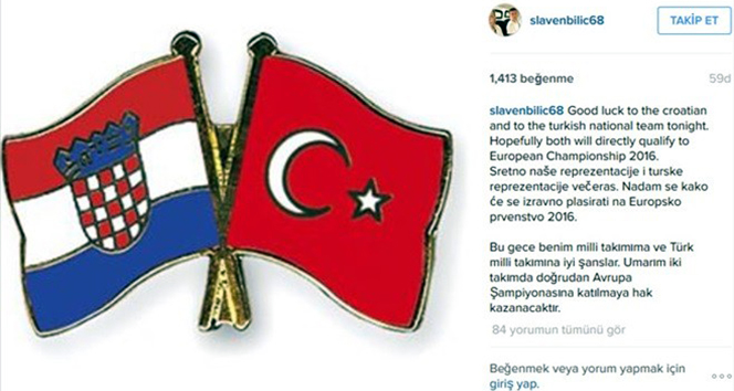 Bilicten A Milli Takıma destek