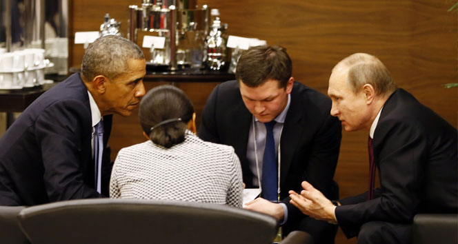 Obama ve Putin telefonda Suriyeyi konutu
