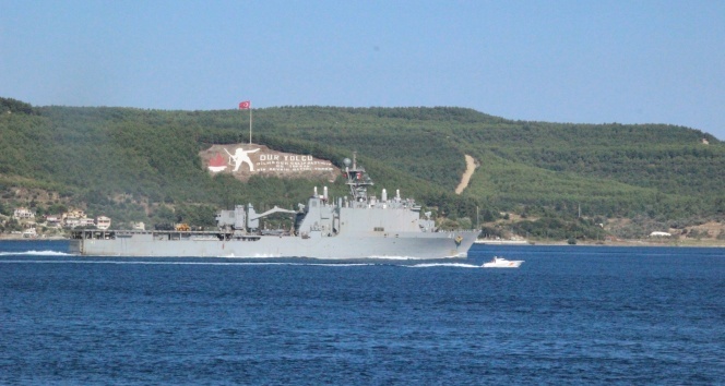 ABD savaş gemisi, Çanakkale Boğazından geçti ABD savaş gemisi, Çanakkale Boğazından geçti