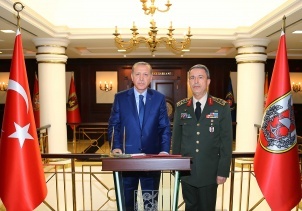 Cumhurbaşkanı Erdoğan Genelkurmay Başkanlığında
