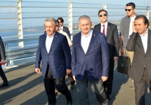 Başbakan Yıldırım 3. köprüde incelemelerde bulundu