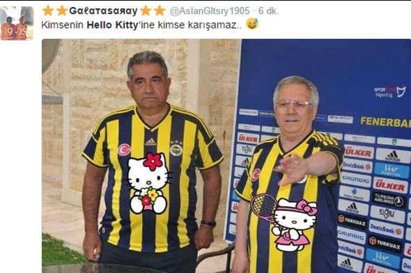 Fenerbahçe'nin yeni sponsoru Hello Kitty sosyal medyayı yıktı