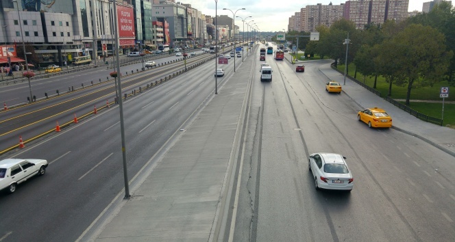 İstanbulda bayram öncesi yollar boşaldı
