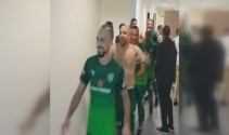 Bursasporlu futbolcuların galibiyet sevinci