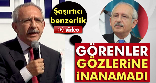 Ahmet Emre Bilgili'nin Kemal Kılıçdaroğlu'na benzerliği şaşırttı