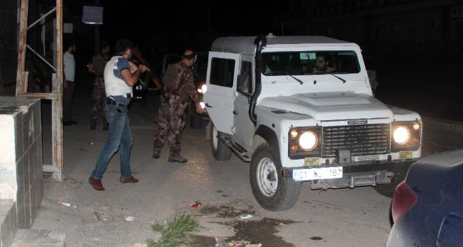 Uygulama noktasına ses bombası atıldı, polis operasyon başlattı