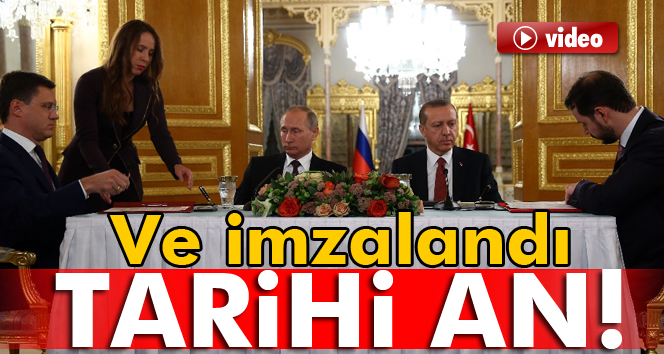 Türk Akımı anlaşması imzalandı!