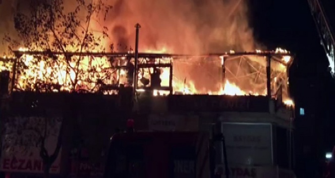 Maltepede Korkutan Yangın