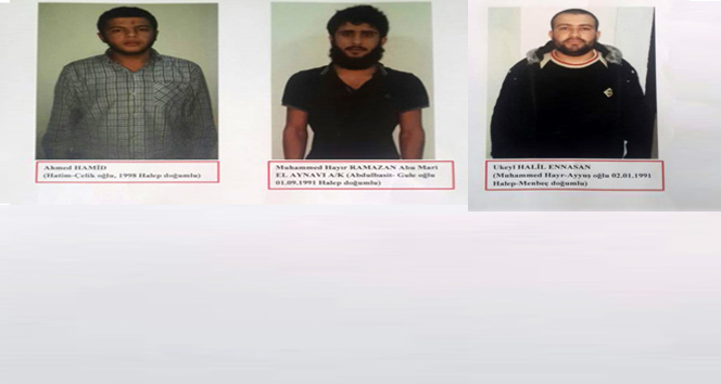 Eylem hazırlığındaki 3 DAEŞli terörist yakalandı