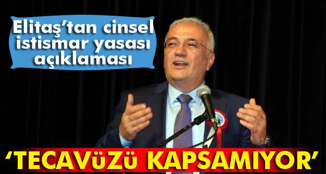 Elitaş’tan cinsel istismar yasası açıklaması