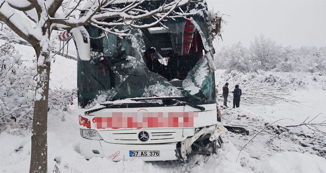 Sinopta otobüs kazası: 5 ölü, 25 yaralı