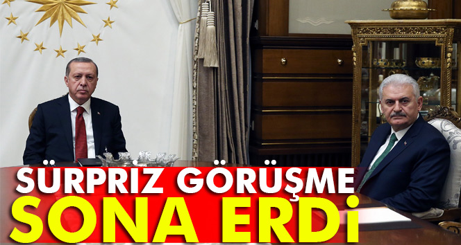 Beştepedeki sürpriz görüşme sona erdi