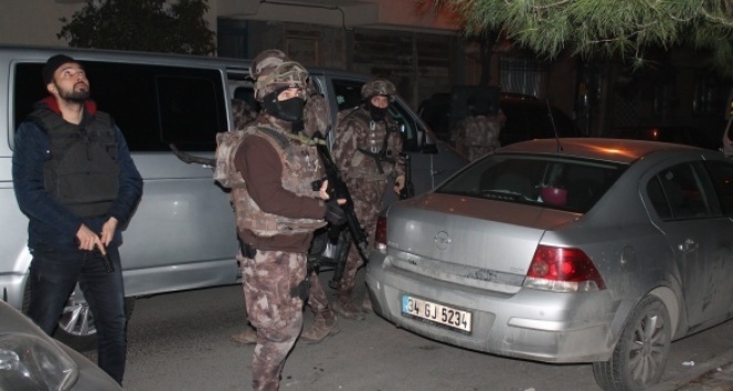 İstanbulda terör örgütü PKK operasyonu