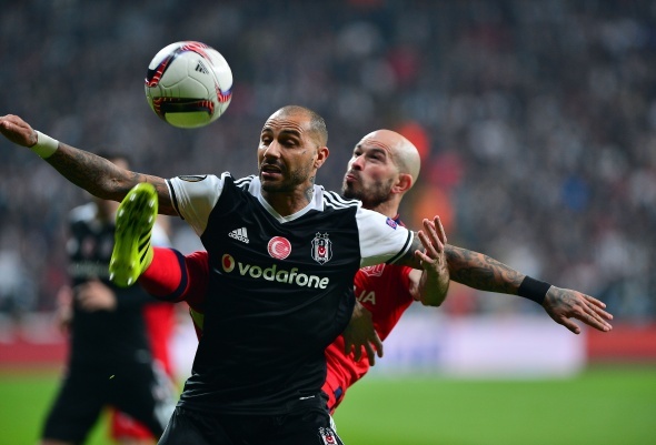 Beşiktaş Lyon maçından özel kareler