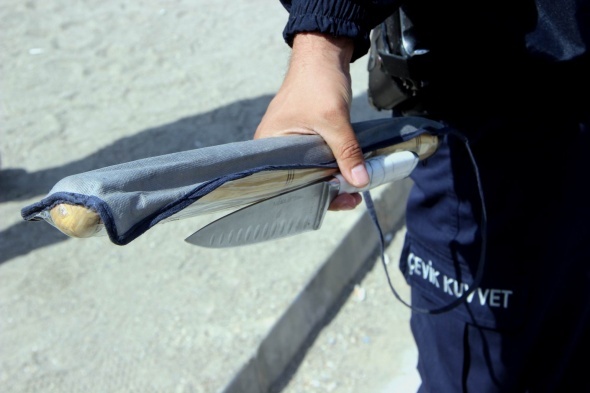 Beşiktaş taraftarlarından cephane çıktı