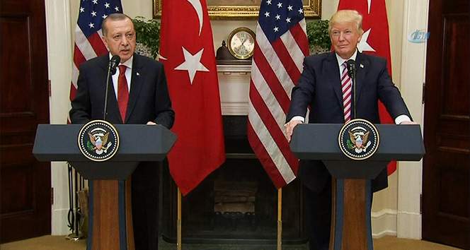 Erdoğandan Beyaz Sarayda "YPG/PYD" mesajı