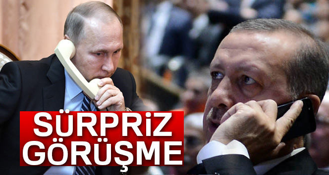 Erdoğan ve Putin arasında sürpriz görüşme