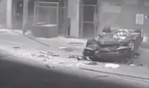 ABDde otomobil otoparkın 7. katından düştü