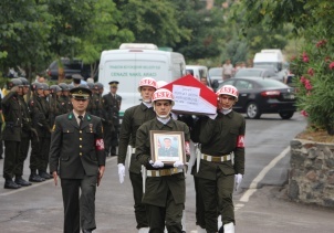 Şehit Astsubay Gedike doğum gününde son veda
