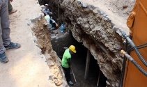 İshale hattı kazısından tarih fışkırdı