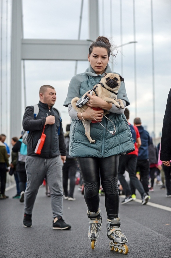 Vodafone 39. İstanbul Maratonu'nda renkli görüntüler oluştu