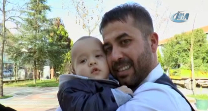 Kahraman şoför, 11 aylık Ömer Asafı ziyaret etti