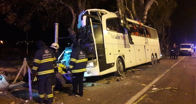 Ankaradan Bursaya giden otobüs kaza yaptı: 13 ölü