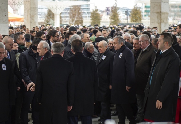 Devletin zirvesi Afrin şehidini uğurladı