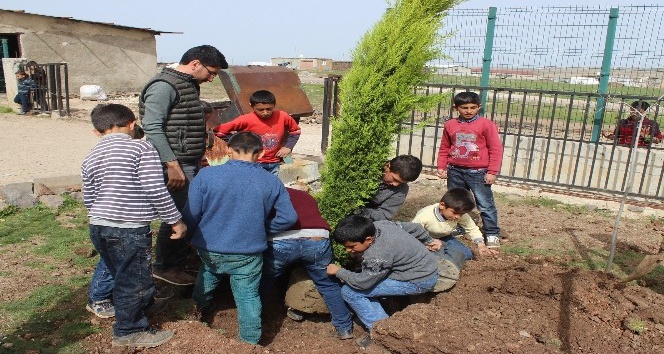 Öğrenciler Yeşil Bursa için Ağaç Dikti Öğrenciler Yeşil Bursa için Ağaç Dikti
