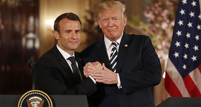 Macron ve Trumptan Ä°ran aÃ§Ä±klamasÄ±