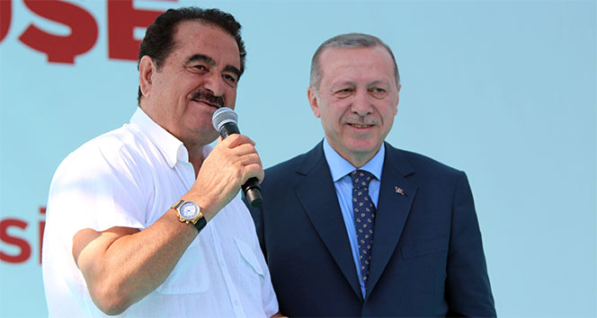 Erdoğan, seçim startını İzmirden verdi! İbrahim Tatlıses, sahneye çıkıp şarkı söyledi