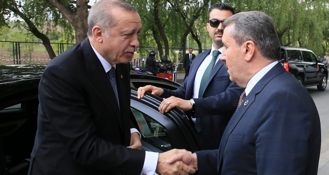 Cumhurbaşkanı Erdoğandan Büyük Birlik Partisine ziyaret
