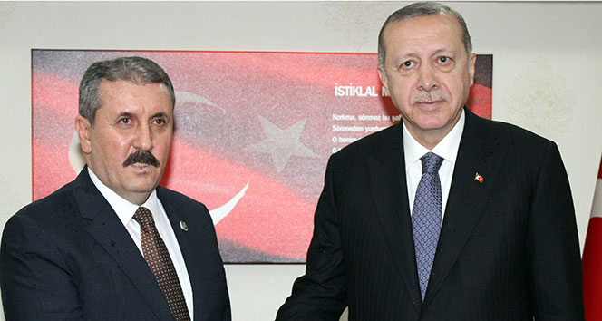 Cumhurbaşkanı Erdoğan ile görüşen BBP lideri Desticiden açıklama
