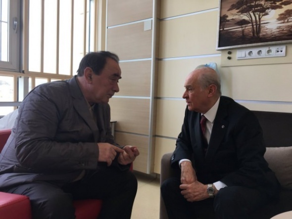 MHP Genel Başkanı Bahçeli, Alaattin Çakıcı'yı ziyaret etti