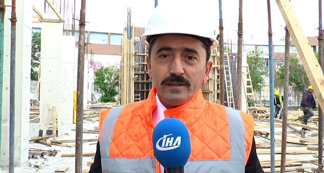 Erzurum?da yapımı devam eden 1 milyon kitap kapasiteli Kütüphane binası 2019 Nisan ayında bitirilecek