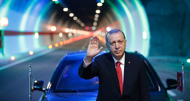CumhurbaÅkanı ErdoÄan Ovit Tünelinin resmi açılıÅını gerçekleÅtirdi
