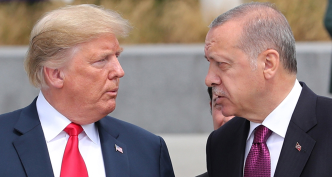 Erdoğan ve Trump aile fotoğrafı çekimine birlikte geldi