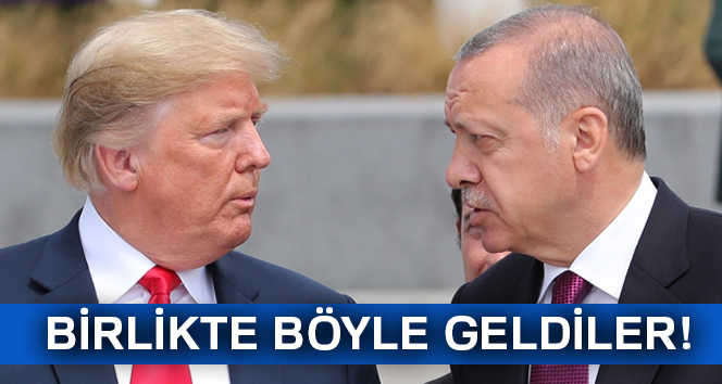 ErdoÄan ve Trump aile fotoÄrafÄ± Ã§ekimine birlikte geldi