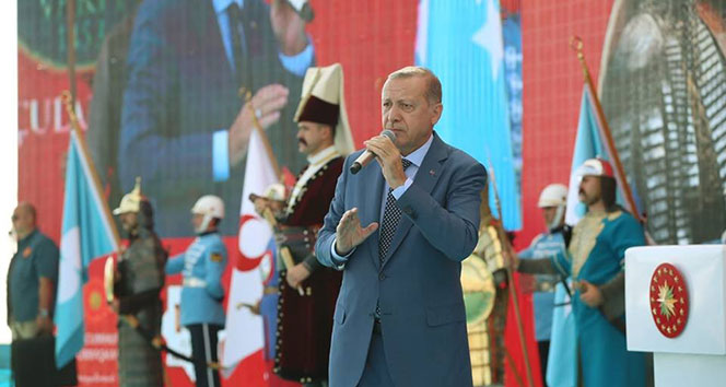 Cumhurbaşkanı Erdoğan Malazgirtte