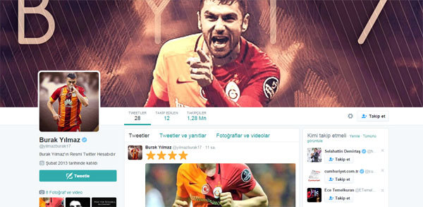 Burak Yılmaz'dan Galatasaray paylaşımı