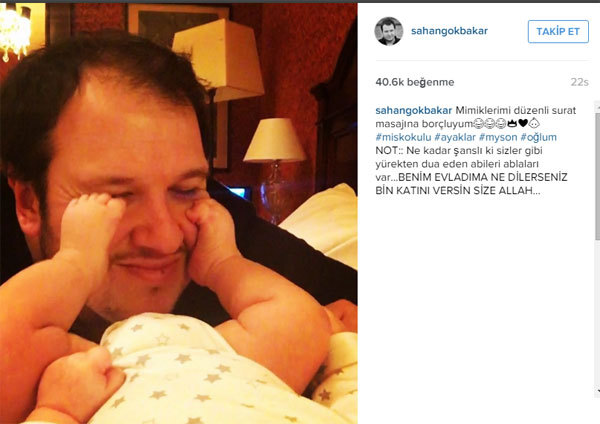 Şahan Gökbakar'ın surat masajı