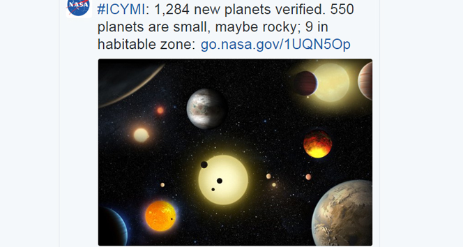 NASA açıkladı: 9 yaşanabilir gezegen bulduk