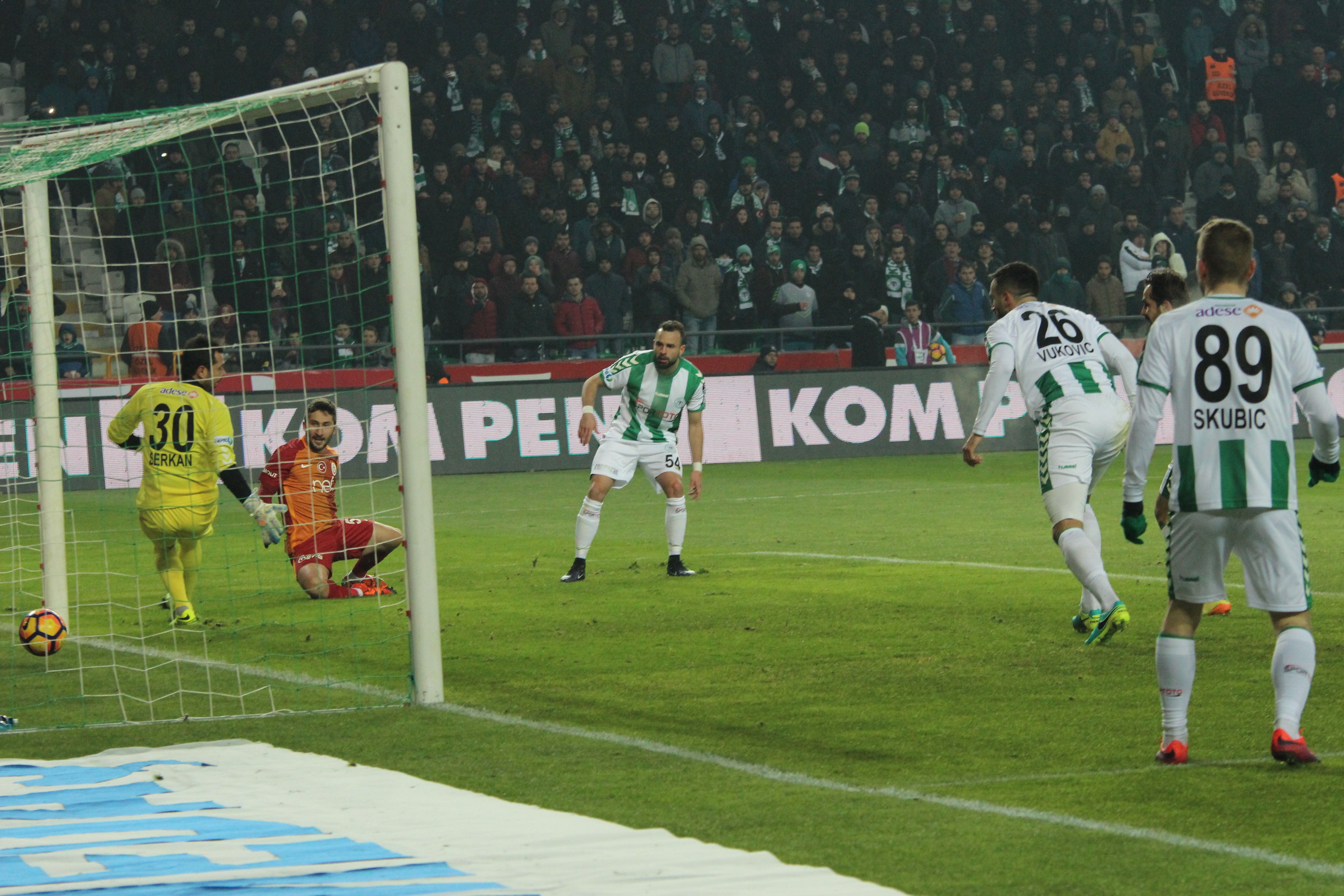 Konyaspor 0-1 Galatasaray maçın özeti ve Sabri gol izle... Sabri Cimbom’a hayat verdi