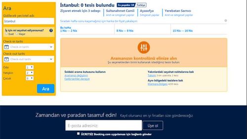 Booking.com yasağı resmen başladı!