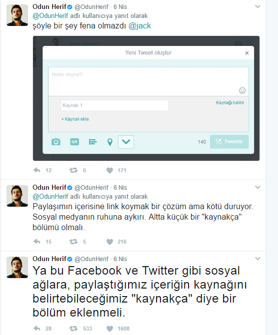 Türkiye’nin sosyal medya fenomenlerinden Twitter’a çağrı