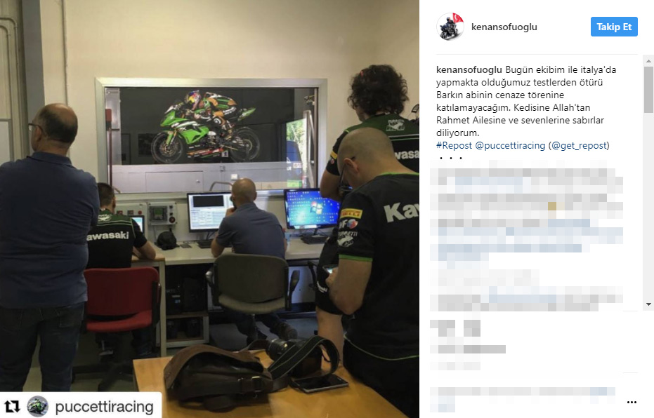 Kenan Sofuoğlu’ndan ‘Altın elbiseli adam’ paylaşımı