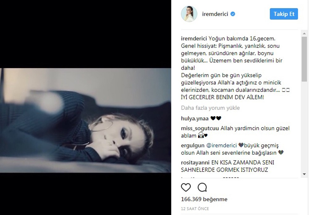 Ünlü şarkıcı İrem Derici'den sevenlerine mesaj