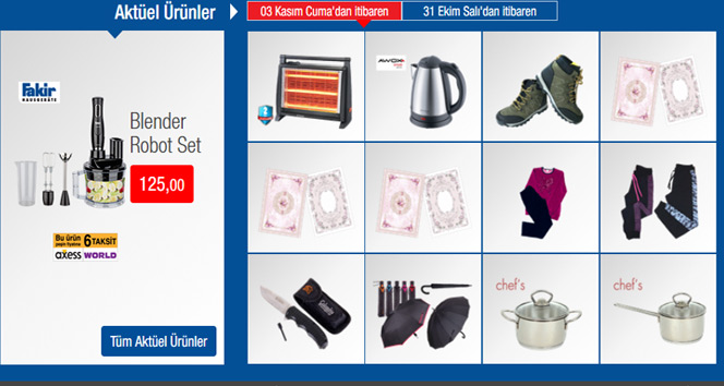 BİM aktüel indirim kataloğu 3 Kasım ürün listesi