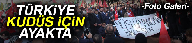 Türkiye, Kudüs için tek yürek!