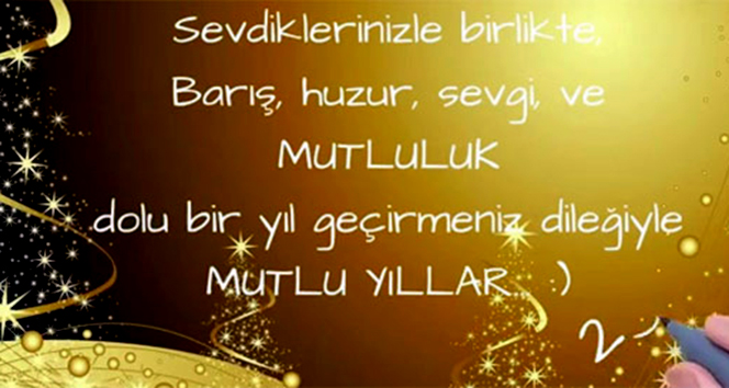 En anlamlı yılbaşı mesajları... En güzel yeni yıl SMS'leri...